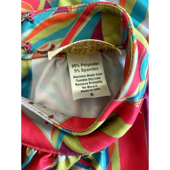 Chelsea Gunn Colorful Abstract Print Dress - Picture 7 of 7